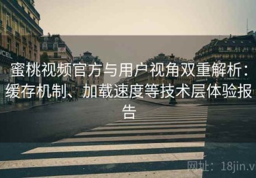 蜜桃视频官方与用户视角双重解析：缓存机制、加载速度等技术层体验报告