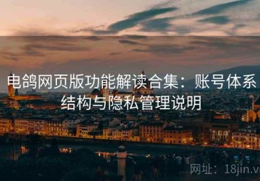 电鸽网页版功能解读合集：账号体系结构与隐私管理说明