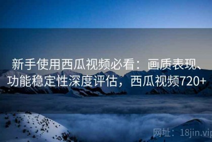 新手使用西瓜视频必看：画质表现、功能稳定性深度评估，西瓜视频720+