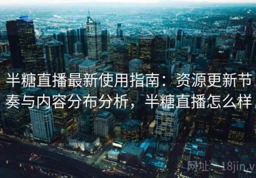半糖直播最新使用指南：资源更新节奏与内容分布分析，半糖直播怎么样