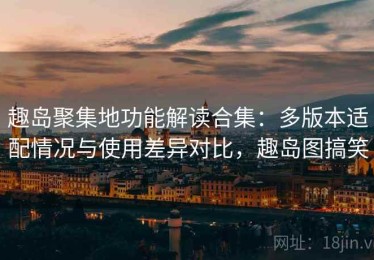 趣岛聚集地功能解读合集：多版本适配情况与使用差异对比，趣岛图搞笑