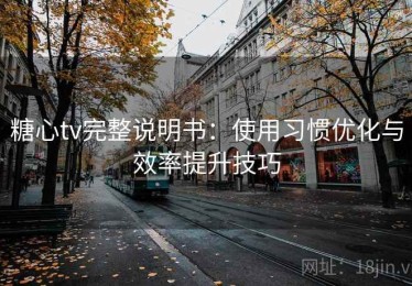 糖心tv完整说明书：使用习惯优化与效率提升技巧