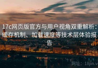 17c网页版官方与用户视角双重解析：缓存机制、加载速度等技术层体验报告