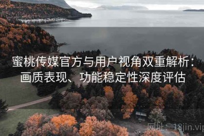蜜桃传媒官方与用户视角双重解析：画质表现、功能稳定性深度评估