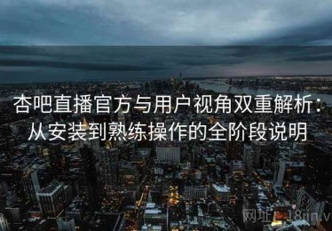 杏吧直播官方与用户视角双重解析：从安装到熟练操作的全阶段说明