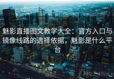 魅影直播图文教学大全：官方入口与镜像线路的选择依据，魅影是什么平台