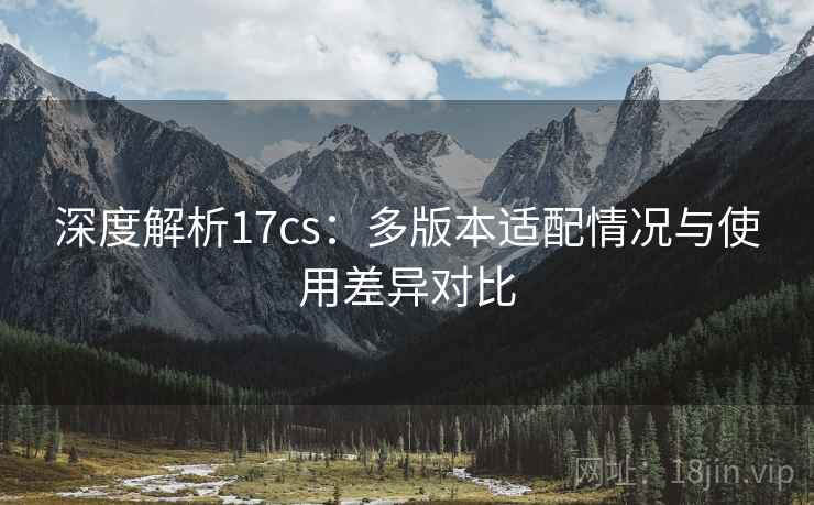 深度解析17cs：多版本适配情况与使用差异对比