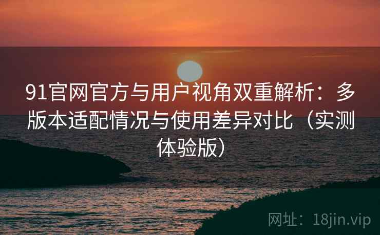 91官网官方与用户视角双重解析:多版本适配情况与使用差异对比(实测体验版) 91官网官方与用户视角双重解析:多版本适配情况与使用差异对比(实测体验版)
