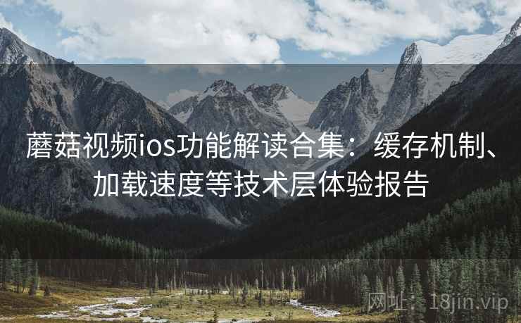 蘑菇视频ios功能解读合集:缓存机制、加载速度等技术层体验报告 蘑菇视频ios功能解读合集:缓存机制、加载速度等技术层体验报告